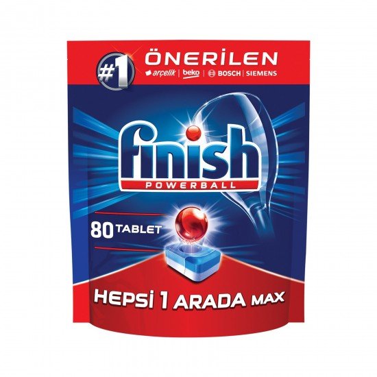 Finish Hepsi Bir Arada 80 Tablet Bulaşık Makinesi Deterjanı