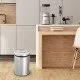 Cleanox Pratik Kapaklı Paslanmaz Çöp Kovası 45 Lt - Krom Cleanox Pratik Kapaklı Paslanmaz Çöp Kovası 45 Lt - Krom