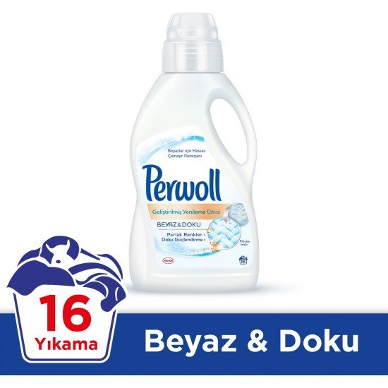 Perwoll Beyaz % Doku Beyaz Sihir 16 Yıkama 1 LT