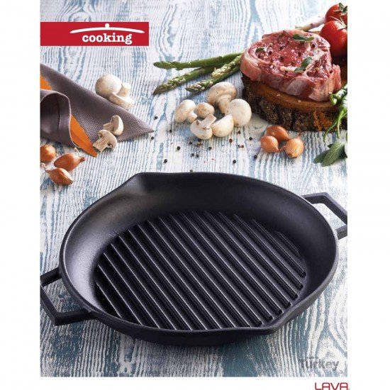 Lava Grill Izgara Döküm Tava 30 cm Lava Grill Izgara Döküm Tava 30 cm