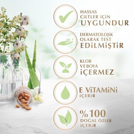 Yumoş Extra Doğal Özler Badem Özü & Kiraz Çiçeği 1200 ml 50 Yıkama