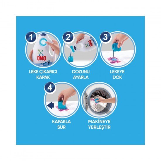 Omo Active Sıvı Çamaşır Deterjanı 1950 Ml Omo Active Sıvı Çamaşır Deterjanı 1950 Ml