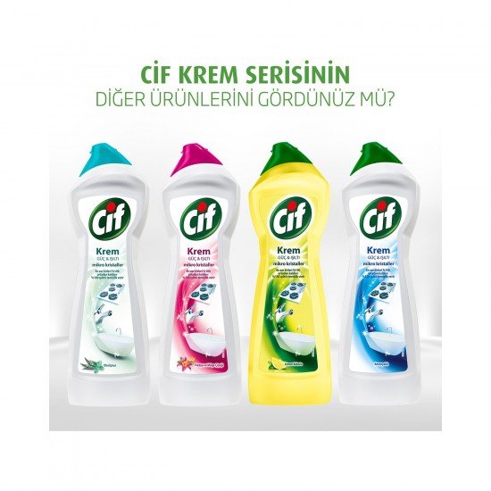 Cif Krem Temizleyici Frezya ve Müge Çiçeği 750 Ml Cif Krem Temizleyici Frezya ve Müge Çiçeği 750 Ml