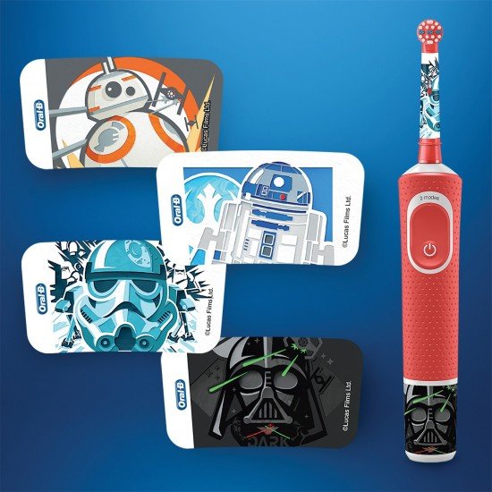 Oral-B Çocuklar İçin Şarj Edilebilir Diş Fırçası D100 Star Wars Özel Seri