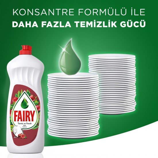 Fairy 650 Ml Sıvı Bulaşık Deterjanı Nar