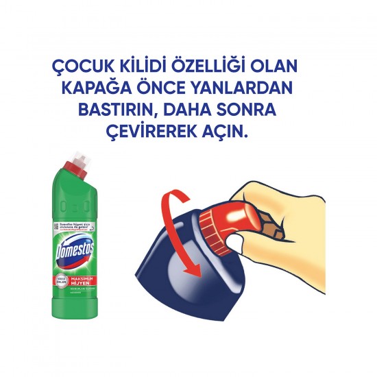 Domestos Yoğun Kıvamlı Çamaşır Suyu Dağ Esintisi 810 ml