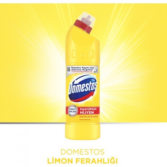 Domestos Limon Ferahlığı Yoğun Kıvamlı Çamaşır Suyu 750 Ml