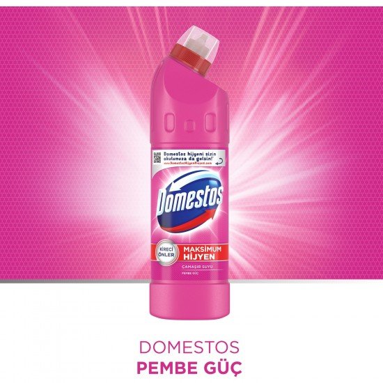 Domestos Çamaşır Suyu Pembe Güç 750 ml