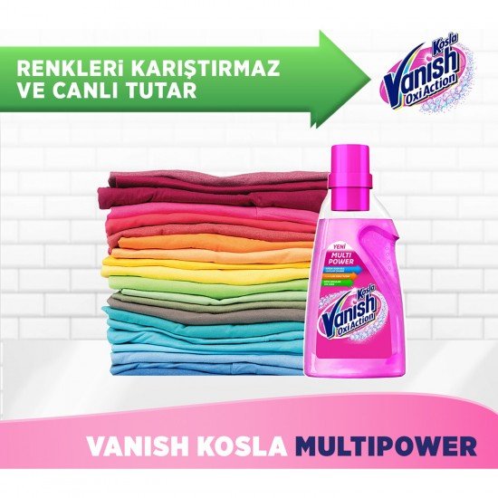 Vanish Kosla MultiPower Deterjan Güçlendirici 1500 Ml Vanish Kosla MultiPower Deterjan Güçlendirici 1500 Ml