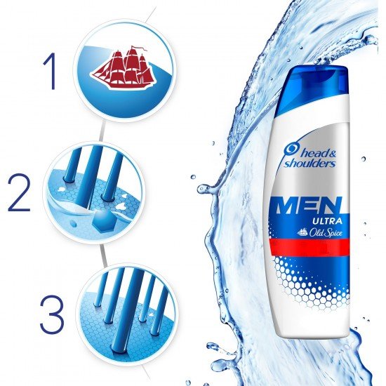 Head & Shoulders Men Ultra Erkeklere Özel Şampuan Old Spice 360 Ml