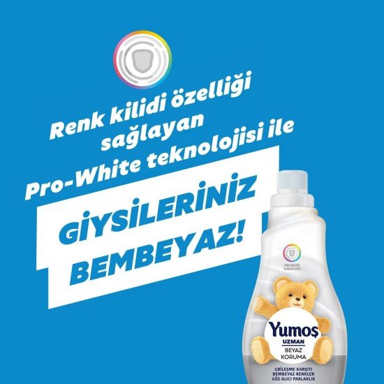 Yumoş Uzman Bakım Beyaz Koruma Konsantre Çamaşır Yumuşatıcı 1200 ML 50 Yıkama Yumoş Uzman Bakım Beyaz Koruma Konsantre Çamaşır Yumuşatıcı 1200 ML 50 Yıkama