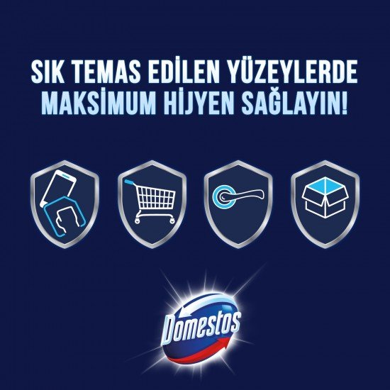 Domestos Pratik Yüzey Spreyi Anında Hijyen 200 Ml Domestos Pratik Yüzey Spreyi Anında Hijyen 200 Ml