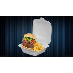 Anı Köpük Hamburger Kabı Büyük Boy 50'li ANI8B