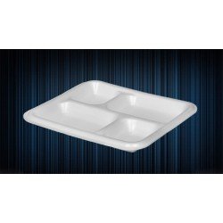 Anı 4 Gözlü Köpük Tabldot Servis Tabak 50'li Paket ANI/27C Anı 4 Gözlü Köpük Tabldot Servis Tabak 50'li Paket ANI/27C