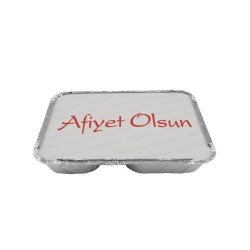 Alüminyum Kase Kapağı 2 Göz - 3 Göz ve 1500 Gr 100 Adet Alüminyum Kase Kapağı 2 Göz - 3 Göz ve 1500 Gr 100 Adet