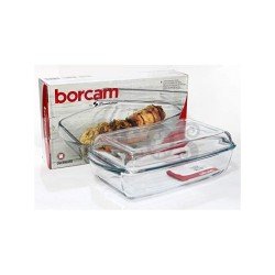 Paşabahçe 59010 Borcam Kapaklı Tencere Dikdörtgen 1375 CC
