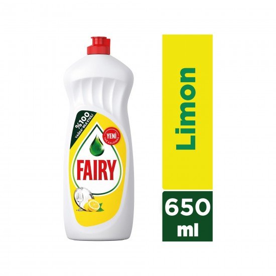 Fairy Sıvı Bulaşık Deterjanı Limon 650 ml