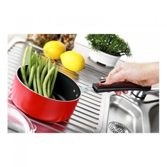 Papilla Redio Saklama Kabı Olabilen Tava Seti 7li Kırmızı (12cm+14cm+16cm) Papilla Redio Saklama Kabı Olabilen Tava Seti 7li Kırmızı (12cm+14cm+16cm)