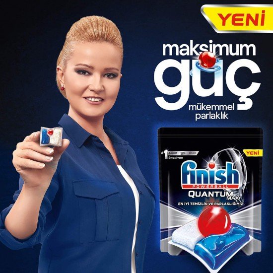 Finish Quantum Max Bulaşık Makinesi Deterjanı 22 Kapsül 1 Paket (1 x 22 g) Finish Quantum Max Bulaşık Makinesi Deterjanı 22 Kapsül 1 Paket (1 x 22 g)