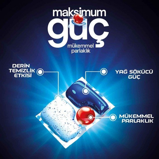 Finish Quantum Max Bulaşık Makinesi Deterjanı 22 Kapsül 1 Paket (1 x 22 g) Finish Quantum Max Bulaşık Makinesi Deterjanı 22 Kapsül 1 Paket (1 x 22 g)