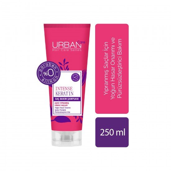 Urban Care Yoğunlaştırılmış Keratin İçeren Onarıcı&Pürüzsüzleştirici Şampuan 250 ml