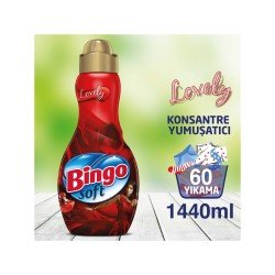 Bingo Soft Konsantre Çamaşır Yumuşatıcısı Lovely 1440 ml Bingo Soft Konsantre Çamaşır Yumuşatıcısı Lovely 1440 ml