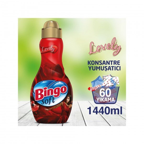 Bingo Soft Konsantre Çamaşır Yumuşatıcısı Lovely 1440 ml