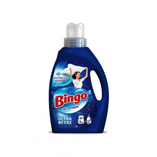 Bingo Ultra Beyaz Sıvı Çamaşır Deterjanı 2145 ml Bingo Ultra Beyaz Sıvı Çamaşır Deterjanı 2145 ml