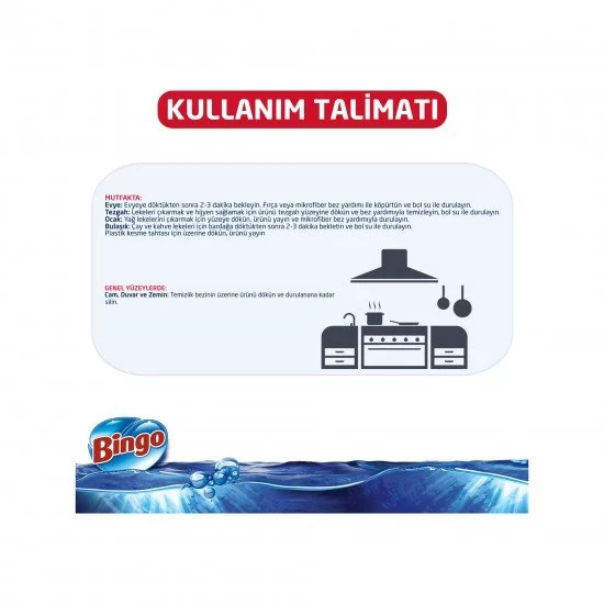 Bingo Oksijen Çamaşır Suyu Hassas Hijyen 750 ml Bingo Oksijen Çamaşır Suyu Hassas Hijyen 750 ml
