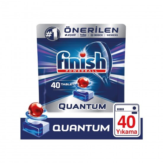 Finish Quantum Bulaşık Makinesi Deterjanı 40 Tablet