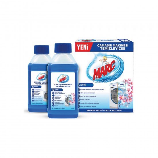 Marc Çamaşır Makinesi Temizleyicisi 2x250 ML