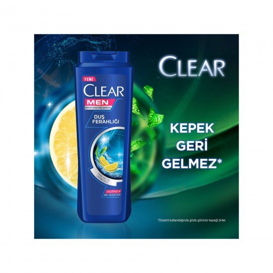 Clear Men Duş Ferahlığı Kepeğe Karşı Etkili Şampuan 600 ML Clear Men Duş Ferahlığı Kepeğe Karşı Etkili Şampuan 600 ML