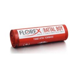 Florex Tıbbı Atık Baskılı Battal Boy Çöp Torbası 72 X 95 Cm Florex Tıbbı Atık Baskılı Battal Boy Çöp Torbası 72 X 95 Cm
