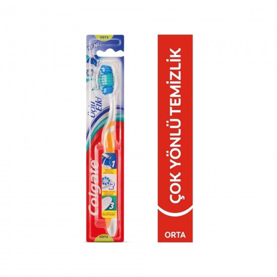 Colgate Üçlü Etki Diş Fırçası Orta / Medium