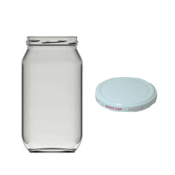 Konserve Kavanoz Cam 1000 Cc Kapaklı Konserve Kavanoz Cam 1000 Cc Kapaklı