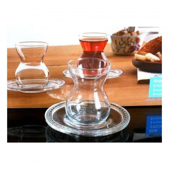 Paşabahçe 96575 Etnik Çay Takımı 12 Parça Paşabahçe 96575 Etnik Çay Takımı 12 Parça