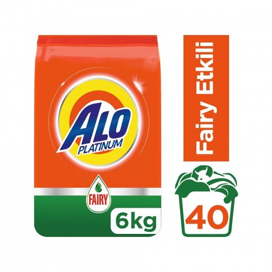 Alo Platinum Toz Çamaşır Deterjanı Fairy Etkili 6 Kg Alo Platinum Toz Çamaşır Deterjanı Fairy Etkili 6 Kg