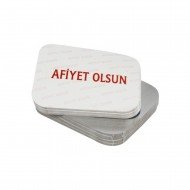 Alüminyum Kase Kapağı 250 Gr ve 350 Gr 100 Adet Alüminyum Kase Kapağı 250 Gr ve 350 Gr 100 Adet