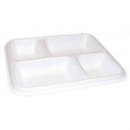 Anı 4 Gözlü Köpük Tabldot Servis Tabak 50'li Paket ANI/27C Anı 4 Gözlü Köpük Tabldot Servis Tabak 50'li Paket ANI/27C