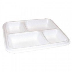 Anı 4 Gözlü Köpük Tabldot Servis Tabak 50'li Paket ANI/27C Anı 4 Gözlü Köpük Tabldot Servis Tabak 50'li Paket ANI/27C