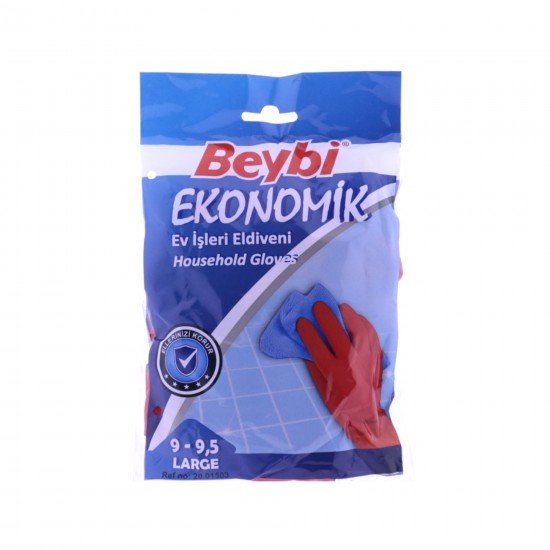 Beybi Ekonomik Bulaşık Eldiveni No 9-9.5 Large