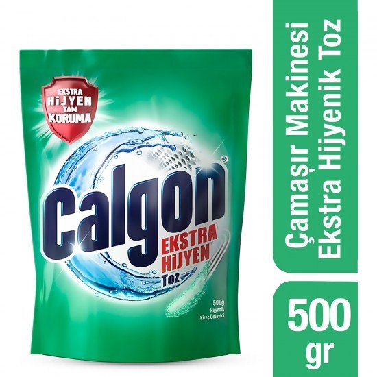 Calgon Çamaşır Makinesi Ekstra Hijyen Toz 500 Gr Calgon Çamaşır Makinesi Ekstra Hijyen Toz 500 Gr