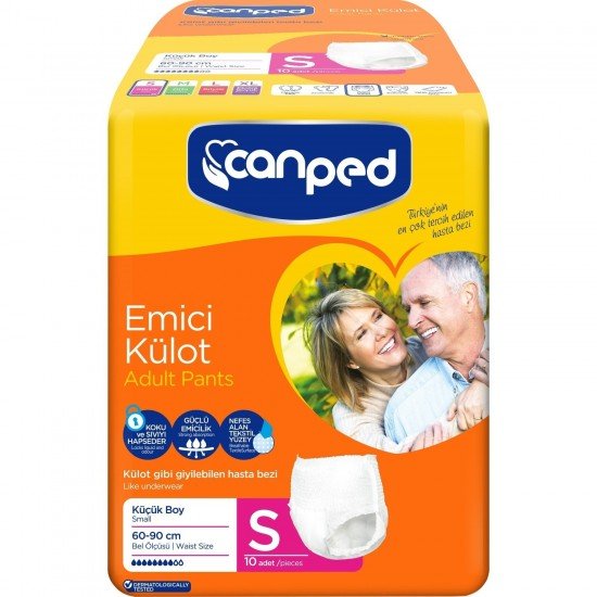 Canped Emici Külot Küçük Boy S 10 Adet