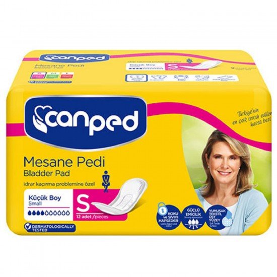 Canped Mesane Pedi Küçük Boy S 12 Adet