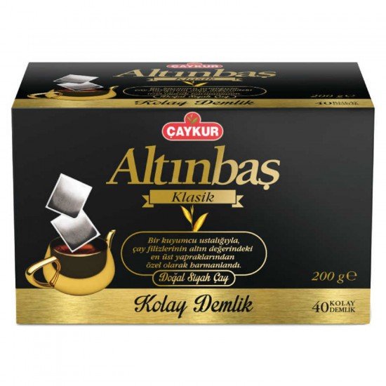 Çaykur Altınbaş Klasik Kolay Demlik Çay 200 gr 40 Adet