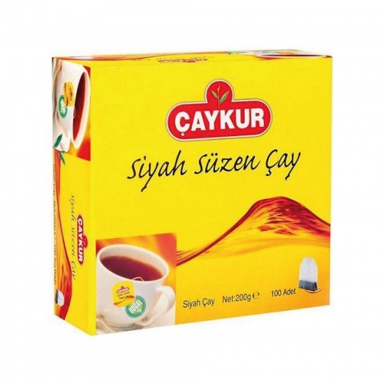 Çaykur Siyah Süzme Poşet Çay 100 LÜ