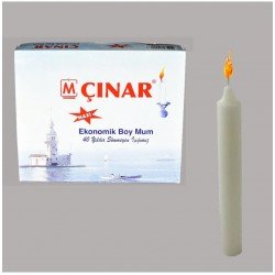 Çınar Maxi Ekonomik Mum Büyük Tekli Çınar Maxi Ekonomik Mum Büyük Tekli