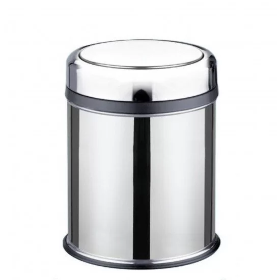 Cleanox Pratik Kapaklı Paslanmaz Çöp Kovası 45 Lt - Krom Cleanox Pratik Kapaklı Paslanmaz Çöp Kovası 45 Lt - Krom