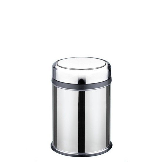 Cleanox Pratik Kapaklı Paslanmaz Çöp Kovası 8 Lt - Krom Cleanox Pratik Kapaklı Paslanmaz Çöp Kovası 8 Lt - Krom
