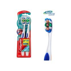 Colgate 360 Komple Ağız Temizliği Diş Fırçası Yumuşak 1+1 Colgate 360 Komple Ağız Temizliği Diş Fırçası Yumuşak 1+1